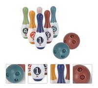 1 set kid bowling giocattolo da bowling interattivo kit sportivo