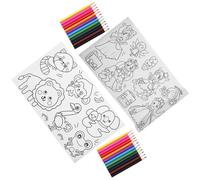 1 Set Kids Coloring Poster per bambini Poster Roll Graffiti Kids Painting Paper