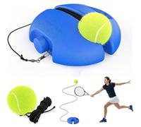 1 Set Kit Allenamento Tennis, Include Palla Elastica e Corda per la Pratica, Per Principianti, Migliora le Abilità di Tennis Ovunque e in Qualsiasi Momento, Adatto per Allenamento Tennis all'Aperto e 