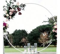 1 Set Kit Arco Circolare per Palloncini, Diametro 180-200cm, Cerchio per Palloncini, Supporto per Fiori in Plastica e Palloncini, Decorazioni per Matrimonio, Compleanni, Feste, Addio al Nubilato, Anni
