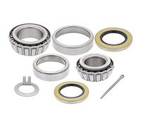 [1 set] Kit cuscinetto asse rimorchio 8000 libbre, cuscinetto esterno 02475/02420 (3,25 '' ID), cuscinetto interno 25580/25520 (1,75 '' ID) con guarnizione grasso 10-36 e 10-10 per 8000 # assali.