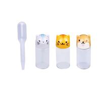 1 Set Kit di Condimento per Bottiglie, Lunch Bento Soia Contenitore per Salsa di Soia con Contagocce Dispenser di Condimenti in Plastica Mini Bottiglia di Condimento