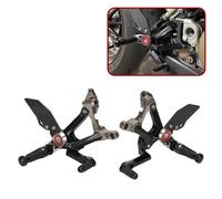 1 set kit di retroscena regolabile compatibile con Streetfighter V4 V4 2020 e successivamente V4 SP2 2023 e successive pioli del piede CNC per moto