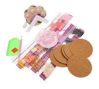 1 set kit sottobicchiere Dot Coaster Ornamenti per montagne rocche