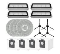 1 Set Kit spazzola laterale con filtro for aspirapolvere, panno for scopa, compatibile con Cecotec, compatibile con Conga, X70 Robot pulitore Accessori Parti di pulizia