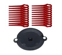 1 set Lama for tagliaerba for tosaerba for disco da taglio for lama di ricambio for erba Parkside adatta for utensili elettrici da giardino PRTA 20Li A1311046