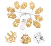 1 set lampada a legna a LED a LED CREATIVE Luce a stringa per Bairam Musulmana