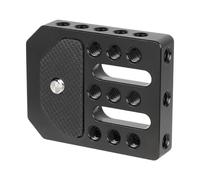 1 Set Lega di Alluminio Formaggio Piastra Per Monitor Gabbia Con Standard 1/4 Pollice