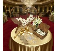 1 Set Libro degli Ospiti a Forma di Cuore con Scatola di Legno e 60/80/100 Pezzi di Legno - Decorazione Rustica per Matrimoni, Adatto per Anniversari, Compleanni e Occasioni Speciali, Perfetto per Rac