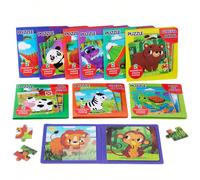 1 Set Libro Puzzle Magnetico Animali per Bambini, Lavagna Magnetica Pieghevole e Portatile, Giocattolo Educativo per l'Allenamento della Concentrazione e l'Educazione Precoce MB-182 Animali della fore