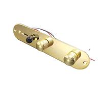 1 Set Manopole interruttore cablaggio piastra di controllo precablate caricate a 3 vie for chitarra elettrica Nero/Oro/Cromo(Gold)