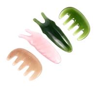 1 Set Massaggiatore per Include Pettine Massaggiante e Piastra Guasha Stimola Circolazione e Relax Facile Portare e Usare