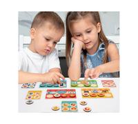 1 Set Memory Chess Brain Development Cartoon Pattern Multiplayer Interactive Memory Game for Children-1 Set