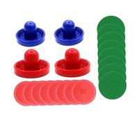 1 Set Mini Air Hockey Pushers e Air Hockey Pucks 96 millimetri Goal Handle Paddles Style A