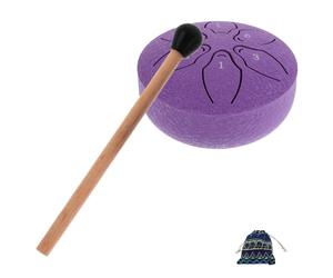 1 Set Mini Handpan Drum 6 Note Tongue Drum Educazione musicale Handpan Drum