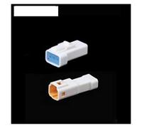 1 set mini. JWPF. Serie 2/3/4/6/8 Pin Automotive Bianco Connettore Bianco Cavo Impermeabile Cablaggio maschio Cablaggio femminile JST06R-JWPF-VSLE (Color : 3p, Size : 1 set)
