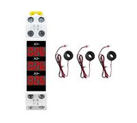 1 Set Mini Misuratore di Corrente Modulare Indicatore LED Display Digitale Rilevatore Amperometro ABS