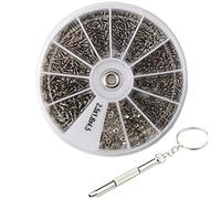 1 Set Minuscole Viti Per Occhiali Kit Di Riparazione Occhiali Da Sole Set Di Viti Per Orologi Kit Assortimento Viti Piccole Viti Per Occhiali e Dado Cellulare Orologio in Metallo