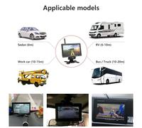 1 Set Monitor Wireless 7In Per Autobus Casa Barca Camion RV P7F6