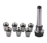 1 Set MT2 ER20 M10 MTB2 Collet Chuck Morse # 2 Taper Toolholder + 7 PZ Prim6214