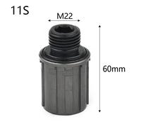 1 Set MTB Mountain Bicicletta Acciaio 8-11 Cassette di Velocità Hub Corpo Washer