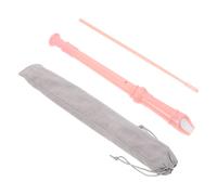 1 set musica flauto Playing Strumento di vento Soprano Descant Recorder (rosa)