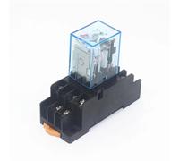 1 set MY3 HH53P MY3NJ Micro Mini Bobina Relè di Potenza 11pin 3NO 3NC HA CONDOTTO LA Lampada 5A AC 110 V 220 V Con Presa 12 V 24 V(AC12V)