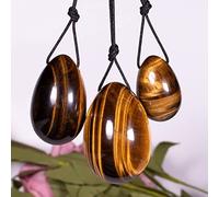 1 set naturale rosa quarzo rosa uova di giada guarigione cristallo massaggio bastone pietra da donna kegel ginnico Reiki guarigione pietra preziosa uovo occhio di tigre