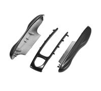 1 Set Nero Verniciato Chiave Custodia Catena Guscio Custodia per Auto