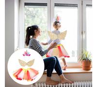 1 set partito per bambini che esegue il costume divertente della gonna del