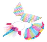 1 set partito per bambini che esegue il costume divertente della gonna del