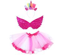 1 set partito per bambini che esegue il costume divertente della gonna del