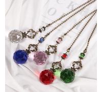 1 Set Pendente con coulisse a sfera di cristallo Versatile Interruttore per