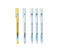 1 set penna gel bianca argento evidenziare penna gel 1,0 mm inchiostro gel penna forniture per la pittura per opere d'arte