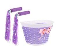 1 set per bambini Bike Storage Basket in plastica Bike Basket Accessori per