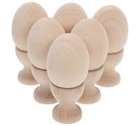1 Set Per Bambini Fai Da Te In Legno Portauova Desktop di Uovo Sodo
