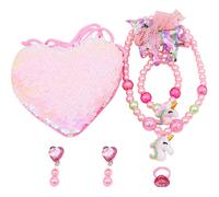 1 set per bambini set di gioielli set per bambini bracciale set decorativo kit