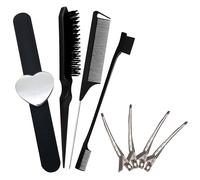 1 set pettine districante pettine a doppia faccia pettini per acconciature