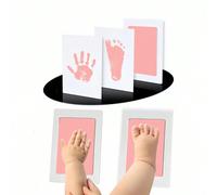 1 set/pezzo Tampone inchiostrato riutilizzabile per impronte di mani e piedi del neonato, cuscinetto d inchiostro per neonati, per ricordare la crescita del bambino (colore casuale), decorazioni e reg