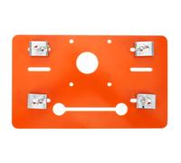 1 set piastra inferiore per circolare per guida da taglio, piastra