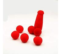 1 Set Piccola Spugna Trucchi Magici 4 Pz Rosso Spugna Palline Divertente Gadget Street Stage Primo piano Trucchi Magici Mago
