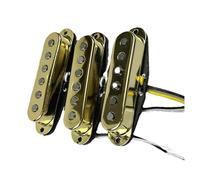 1 set pickup single coil per chitarra, copertura in metallo dorato, set di parti per chitarra squisite Pickup Professionale Per Chitarra Elettrica
