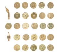 1 set pirografia punta di punta alfabeto punta per la creazione di mestieri di