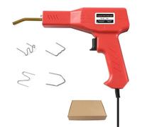 1 Set Plastic Welding Gun For Car Bumper Heat Fusion Repair Tool Kit Nail Planting Machine(Red)