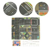 1 Set Play Segnale di traffico Street Road Signs Model Model City Map for