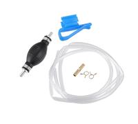 1 Set Pompa Manuale per Sifonare Olio e Benzina per Auto con Connettore e Fibbia