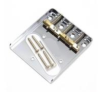 1 set Ponte for chitarra for Wilkinson for WTB Posacenere Ponte for chitarra TL con sella in ottone Oro/Nastro/Nero(1pcs Sliver)