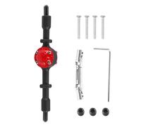 1 Set Ponte Posteriore in Metallo con Ingranaggio in Acciaio per WPL D12 B14 B24 B16 B36 C14 C24 C34 C44 Parti di Aggiornamento per Auto RC, Nero