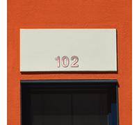 1 set Porta Numero Civico Indirizzo Numero Targhe Segnale Corridoio