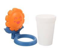 1 set portabicchieri per spazzolatura dei denti dei cartoni animati supporto a